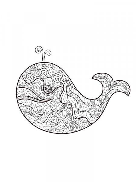 Whales coloring pages. Download and print whales coloring pages