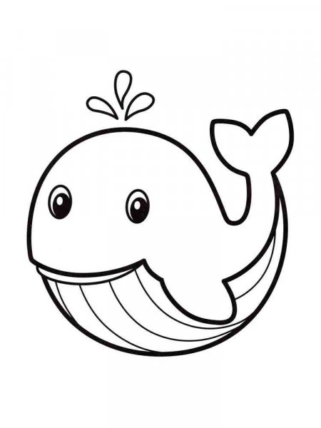 Whales coloring pages. Download and print whales coloring pages