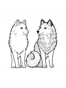 Wolf Coloring Pages 32