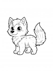 Wolf Coloring Pages 35