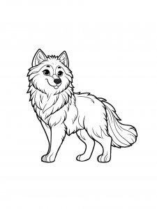 Wolf Coloring Pages 36