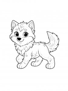 Wolf Coloring Pages 37