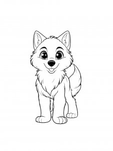 Wolf Coloring Pages 39