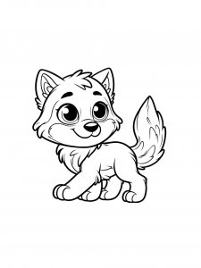 Wolf Coloring Pages 40