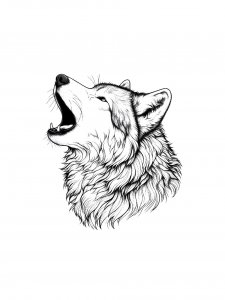 Wolf Coloring Pages 41