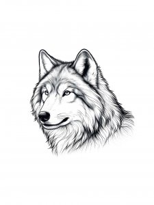 Wolf Coloring Pages 42