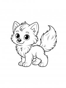 Wolf Coloring Pages 43