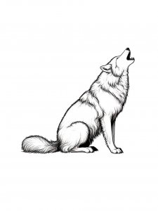 Wolf Coloring Pages 46