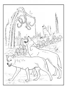 Wolf Coloring Pages 53