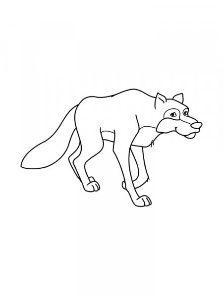 Wolf coloring pages