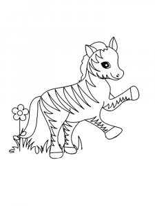 Zebra Coloring Pages 38