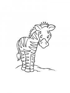 Zebra Coloring Pages 40