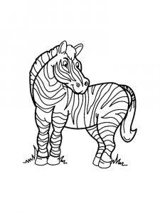 Zebra Coloring Pages 44