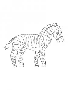 Zebra Coloring Pages 45