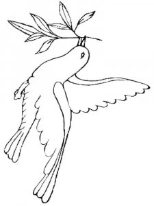 Dove coloring page - picture 47