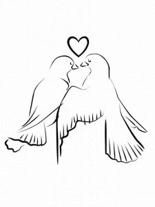 Dove coloring page - picture 42