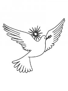 Dove coloring page - picture 43