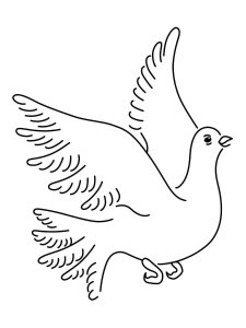 Dove coloring page - picture 28