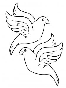Dove coloring page - picture 29