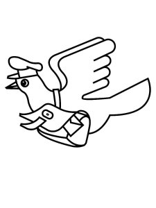 Dove coloring page - picture 3