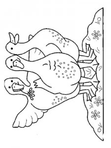 Goose coloring page - picture 17