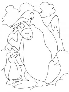 Penguin coloring page 32 - Free printable