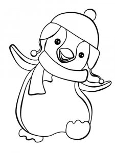 Penguin coloring page 36 - Free printable