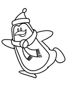 Penguin coloring page 37 - Free printable