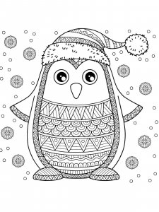 Penguin coloring page 38 - Free printable