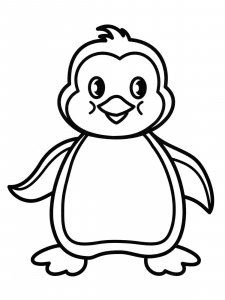 Penguin coloring page 21 - Free printable