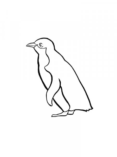 Penguins coloring pages