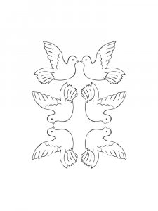 Pigeon Coloring Pages 6