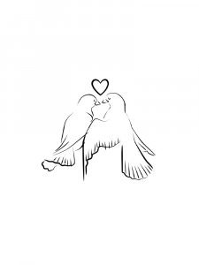 Pigeon Coloring Pages 8