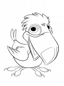 Toucan coloring page 20 - Free printable