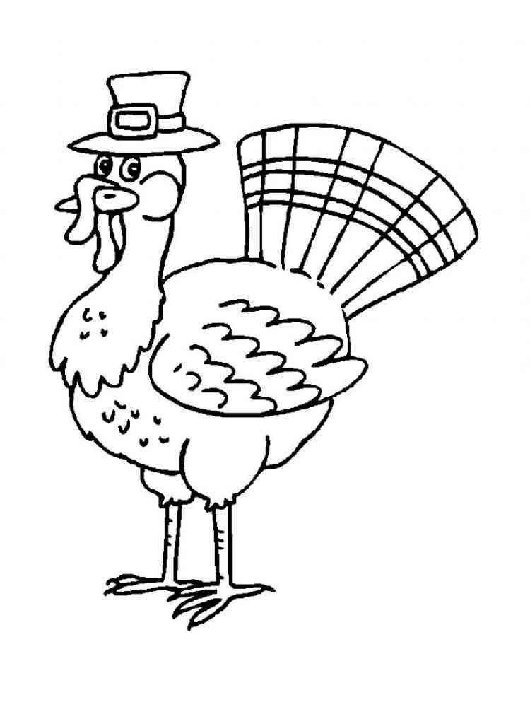 Turkeys coloring pages. Download and print Turkeys coloring pages
