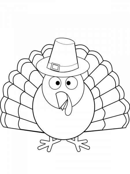 Turkeys Coloring Pages