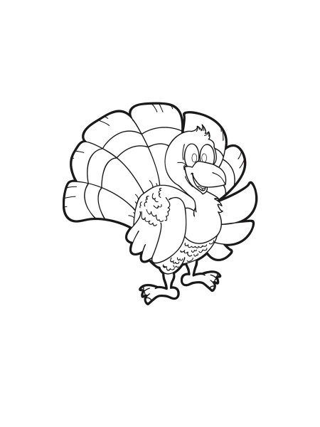 Turkeys Coloring Pages