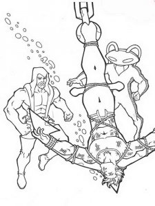 Aquaman coloring page 13 - Free printable