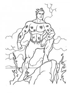 Aquaman coloring page 14 - Free printable