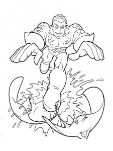 Aquaman coloring page 8 - Free printable