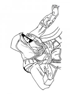 Assassin coloring page 14 - Free printable