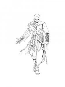 Assassin coloring page 19 - Free printable