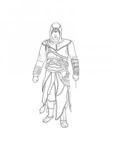 Assassin coloring page 20 - Free printable