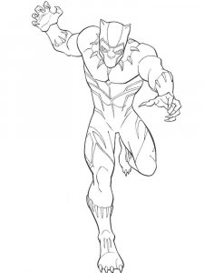 Black Panther coloring page 21 - Free printable