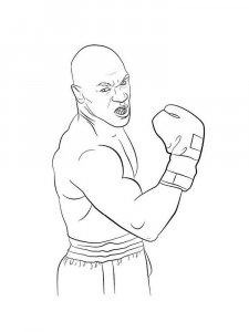 Boxing coloring page 16 - Free printable