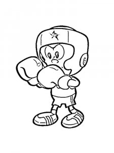 Boxing coloring page 19 - Free printable