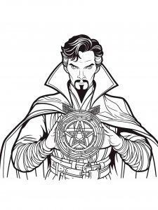 Marvel Doctor Strange coloring page