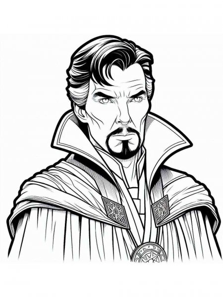 Dr. Strange coloring pages