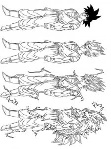 Dragon Ball Z coloring page 17 - Free printable