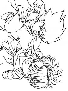 Dragon Ball Z coloring page 5 - Free printable